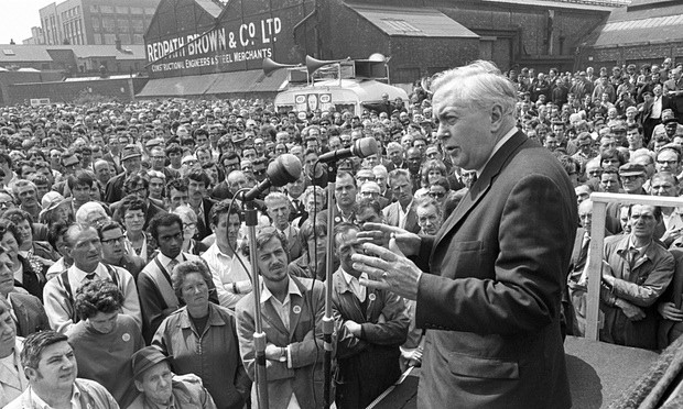 Harold Wilson in Trafford Park